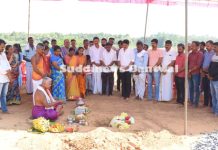 ನರಿಕೊಂಬು:ತಡೆಗೋಡೆ ಕಾಮಗಾರಿಗೆ ಶಿಲಾನ್ಯಾಸ